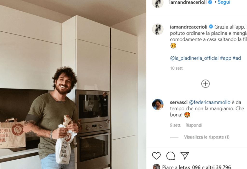 Dove abitano Andrea Cerioli e Arianna Cirrincione Dove abitano Andrea Cerioli e Arianna Cirrincione