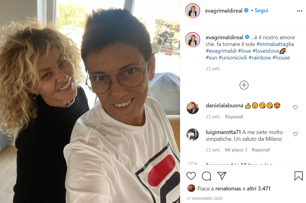 Dove abitano Eva Grimaldi e Imma Battaglia Dove abitano Eva Grimaldi e Imma Battaglia